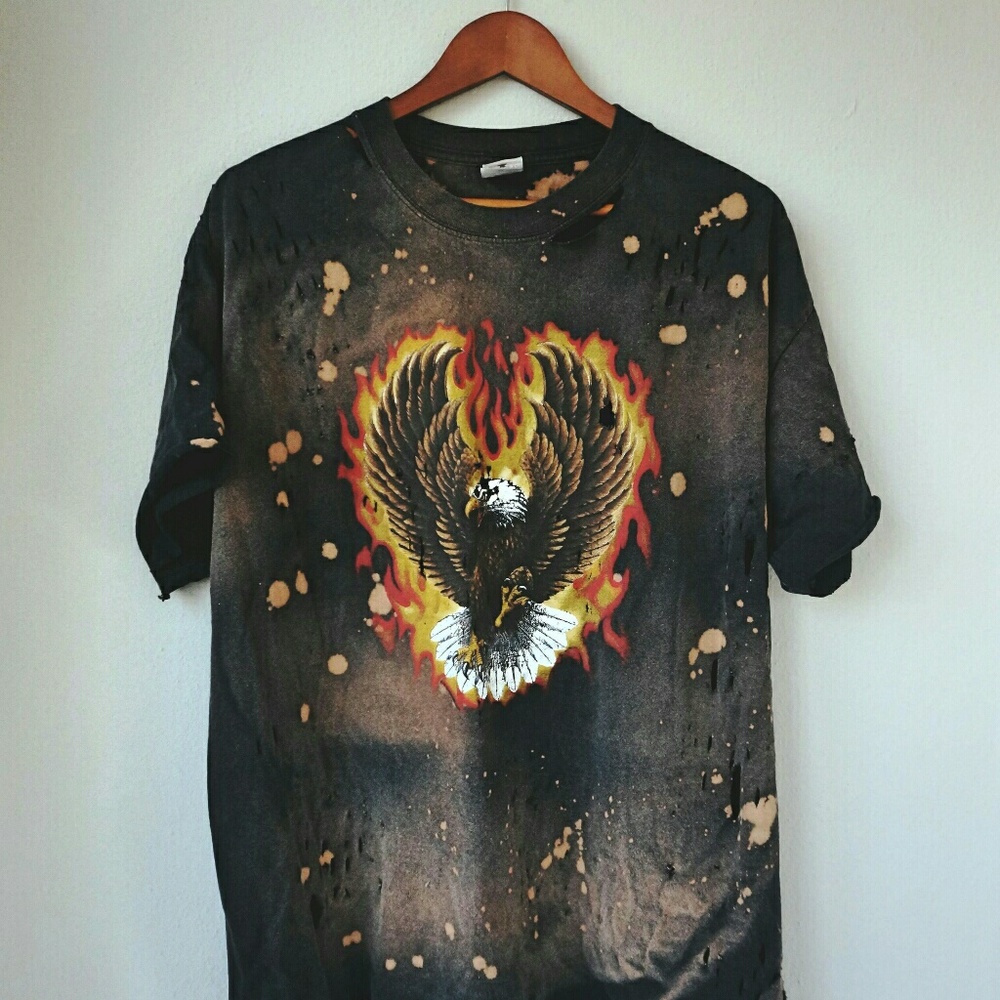 **SOLD**Bleach Stained Vintage T-Shirt